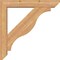 Ekena Millwork Funston Slat Smooth Bracket w/ Offset Brace, Western Red Cedar, 5 1/2"W x 30"D x 30"H BKT0604X30X30FST06SWR - alternate 3